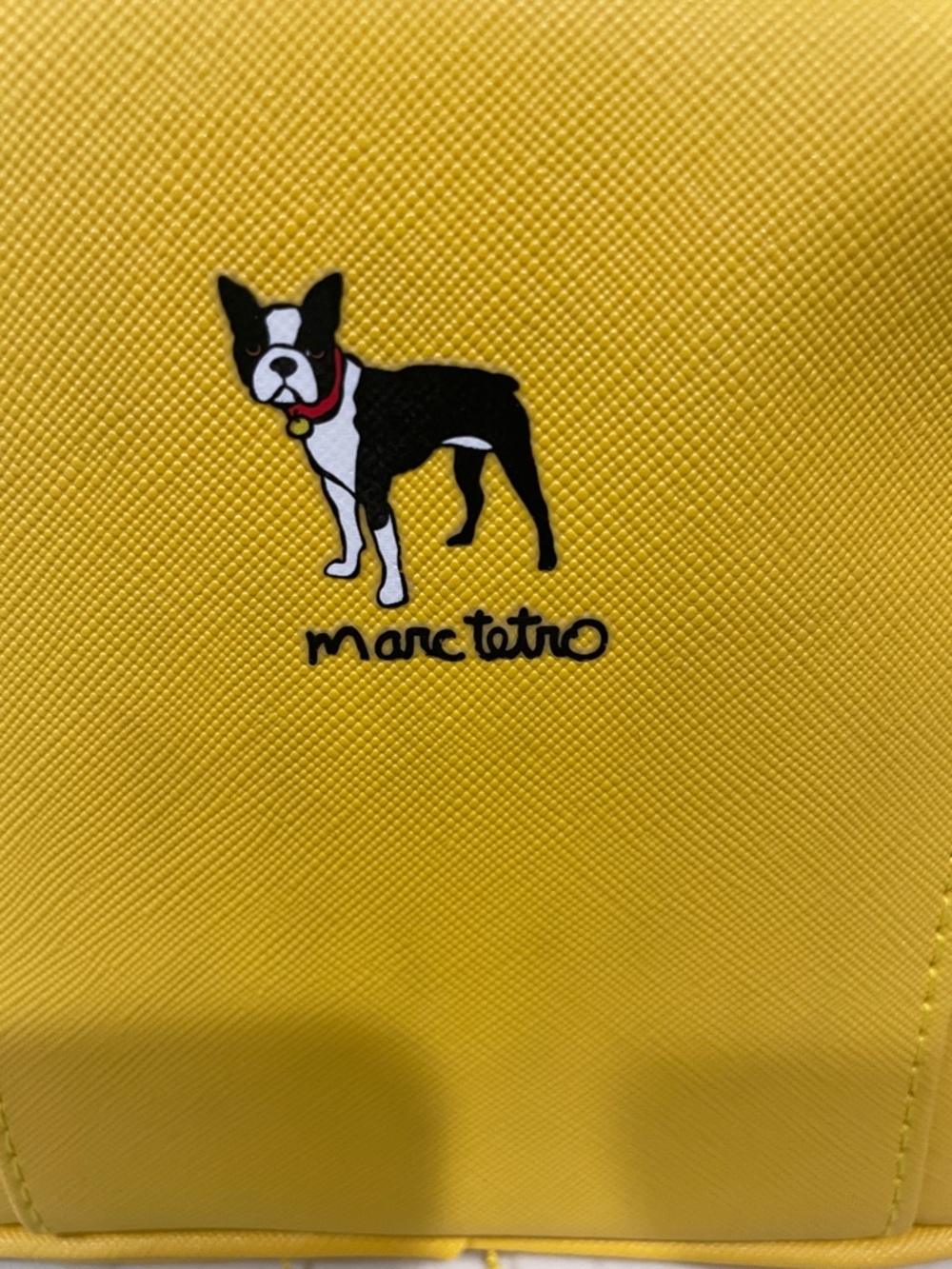 Marc Tetro Yellow 'My Boston' Cosmetic Pouch Set of 2 - Picture 8 of 12